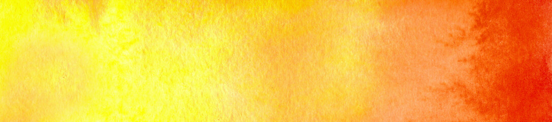 Fototapeta premium Abstract yellow orange red watercolor. Colorful background with space for design. Web banner. Website header.