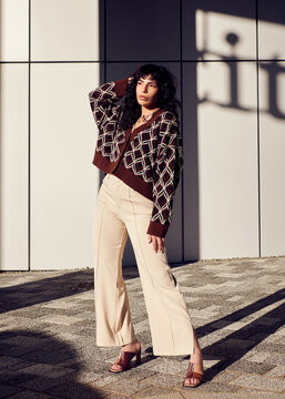 woman in the city