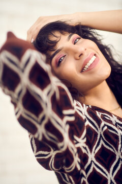 portrait of a smiling woman