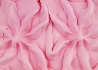 Strawberry ice cream background