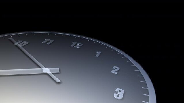 Time flow images with analog clock Background.