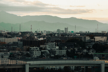 電車と風景