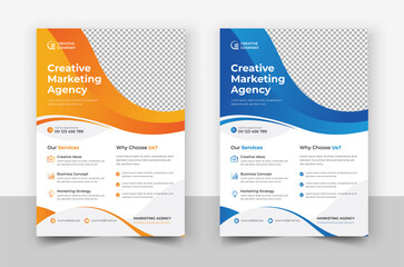 Corporate Business Flyer Template.