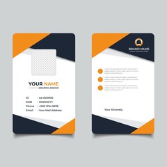 Modern and Clean Business id Card Template