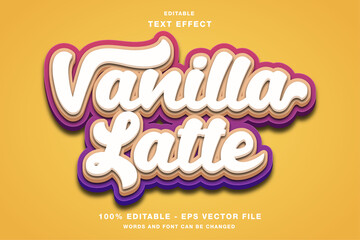 Vanilla Latter Vintage Text Effect