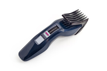 Electric hair clipper on a white background