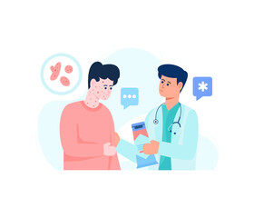 Fototapeta premium Dermatologist 