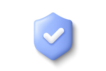 Healthcare shield icon. Protect, safety and 3d defense symbol. Medical insurance, protection guarantee and safety shield. Health defense symbol or full insurance. Accepted security. Vector