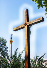cross in the sky