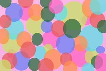 Multi colored bokeh effect