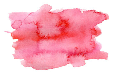 Juicy watermelon texture hand painted in watercolor