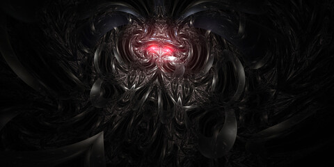 Fraktal Welt digital Hintergrund Monster 10000 x 5000