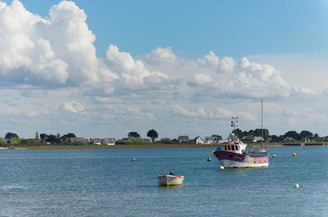 Seaside view from Morbihan, Bretagne, France