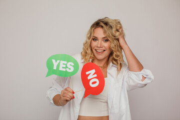 Young beautiful woman with 