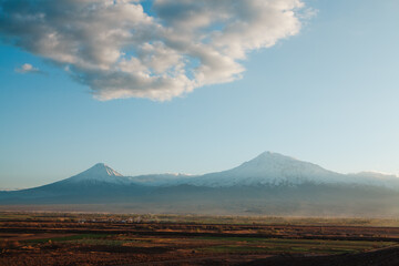 Mount Ararat. beautiful view from Armenia