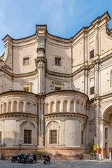 Fototapeta premium A glimpse of the Parish Church of the Santissima Annunziata in Parma, Italy