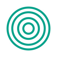 Abstract shape circles. Vector illustration