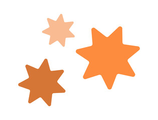 Cartoon Stars icon. Vector illustration