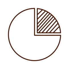 Lined diagram. Back to School design element. Vector illustration