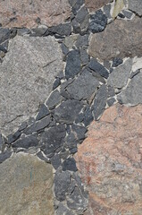 photo of an old stone wall