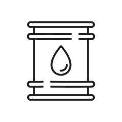 Oil tank icon. High quality black vector illustration.