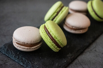 Macarons zwei Sorten 