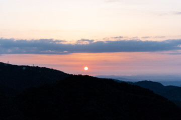 掬星台の夜明け