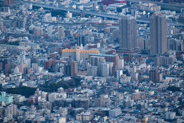 掬星台から望む神戸市街