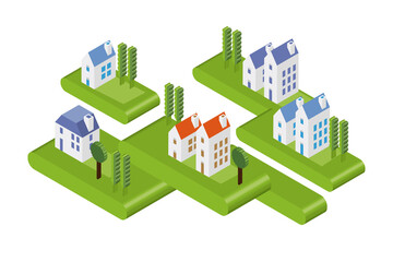 美しい街並みと楽しい暮らし。人々が明るく楽しく暮らせる街づくり。