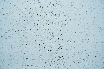 rain drops. raindrops on the window. photo inside.