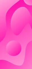 Naklejka premium Pink wallpaper. Light pink abstract gradient wallpaper with beautiful fluid shapes. Best mobile wallpaper. Abstract background with geometric elements. 