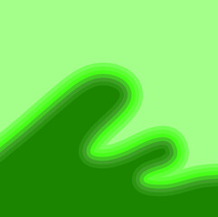 vector drawing wave sea line colour background