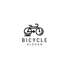 Simple bicycle logo template premium vector premium vector Premium Vector