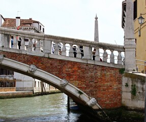 Italy, Veneto: Foreshortening of old Venice.