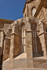 Obraz premium Seu Vella - historic church ruin in Lleida, Catalunya - Spain 