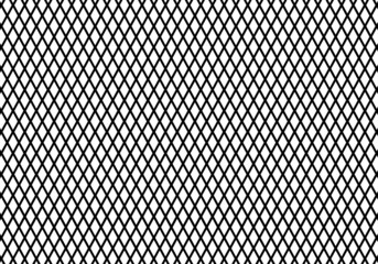 net pattern or diamond pattern with white colour and black background - obrazy, fototapety, plakaty