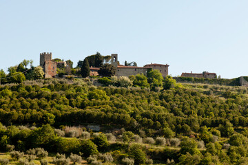 Obraz premium Borgo medievale di Mongiovino,Tavernelle Umbria