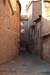 Fototapeta na wymiar Città della Pieve; vicoli medievali