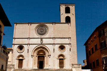 Fototapeta na wymiar Todi, Umbriail Duomo