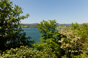 Fototapeta na wymiar Lago di Corbara, Umbria