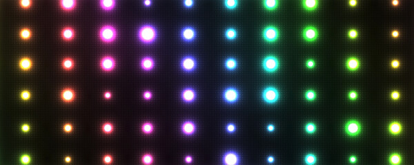 Fototapeta na wymiar LED レインボー　電飾　ディスコ