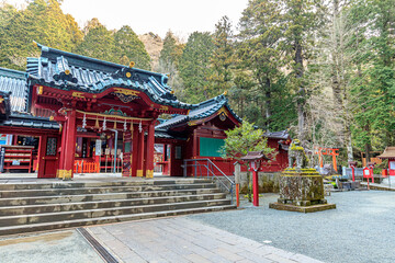 初春の箱根神社　神奈川県箱根町　Hakone Shrine in early spring. Kanagawa-ken Hakone town.