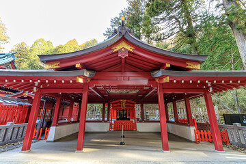 初春の箱根神社　九頭龍神社　神奈川県箱根町　Hakone Shrine in early spring. Kanagawa-ken Hakone town.