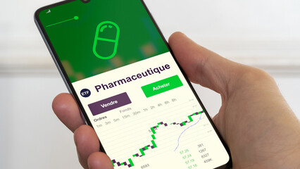 Investir dans un ETF Pharmaceutique Pharma. Diversifier son investissement s'exposer à un fonds thématique. Acheter un fonds en bourse. Spéculer sur la thématique. Texte en français.