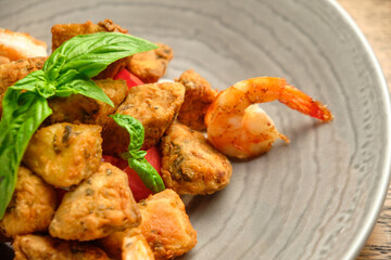 Fried Organic Coconut Shrimp