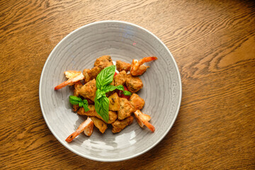 Fried Organic Coconut Shrimp