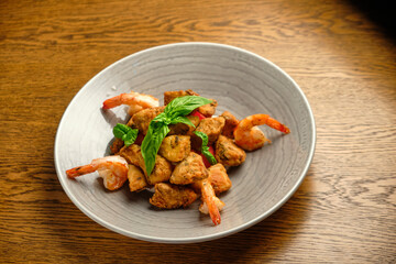 Fried Organic Coconut Shrimp