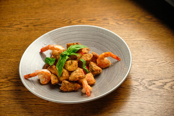 Fried Organic Coconut Shrimp