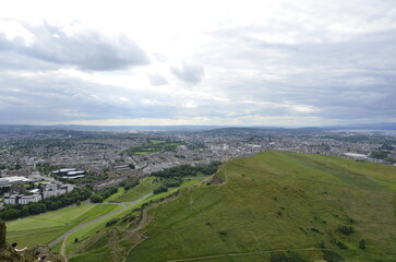 Obraz premium Edinburgh Holyrood Park Scotland UK