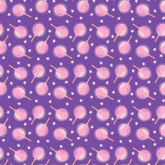 Kids seamless candy pattern for fabrics and textiles and packaging and gifts and cards and linens